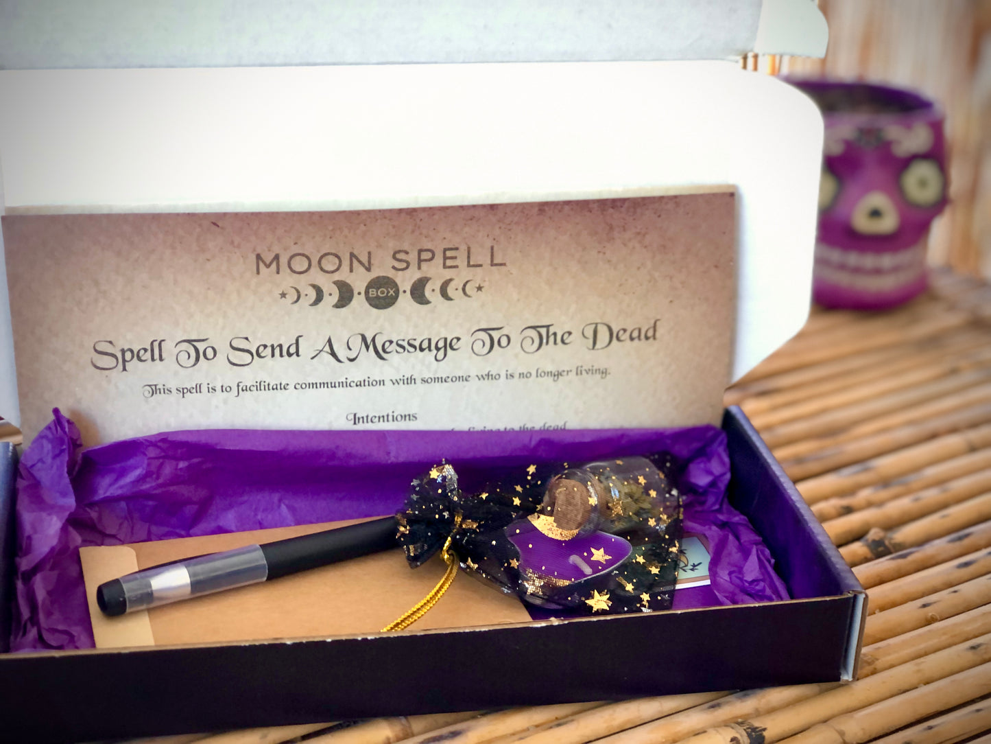 October Box | Spell To Send A Message To The Dead