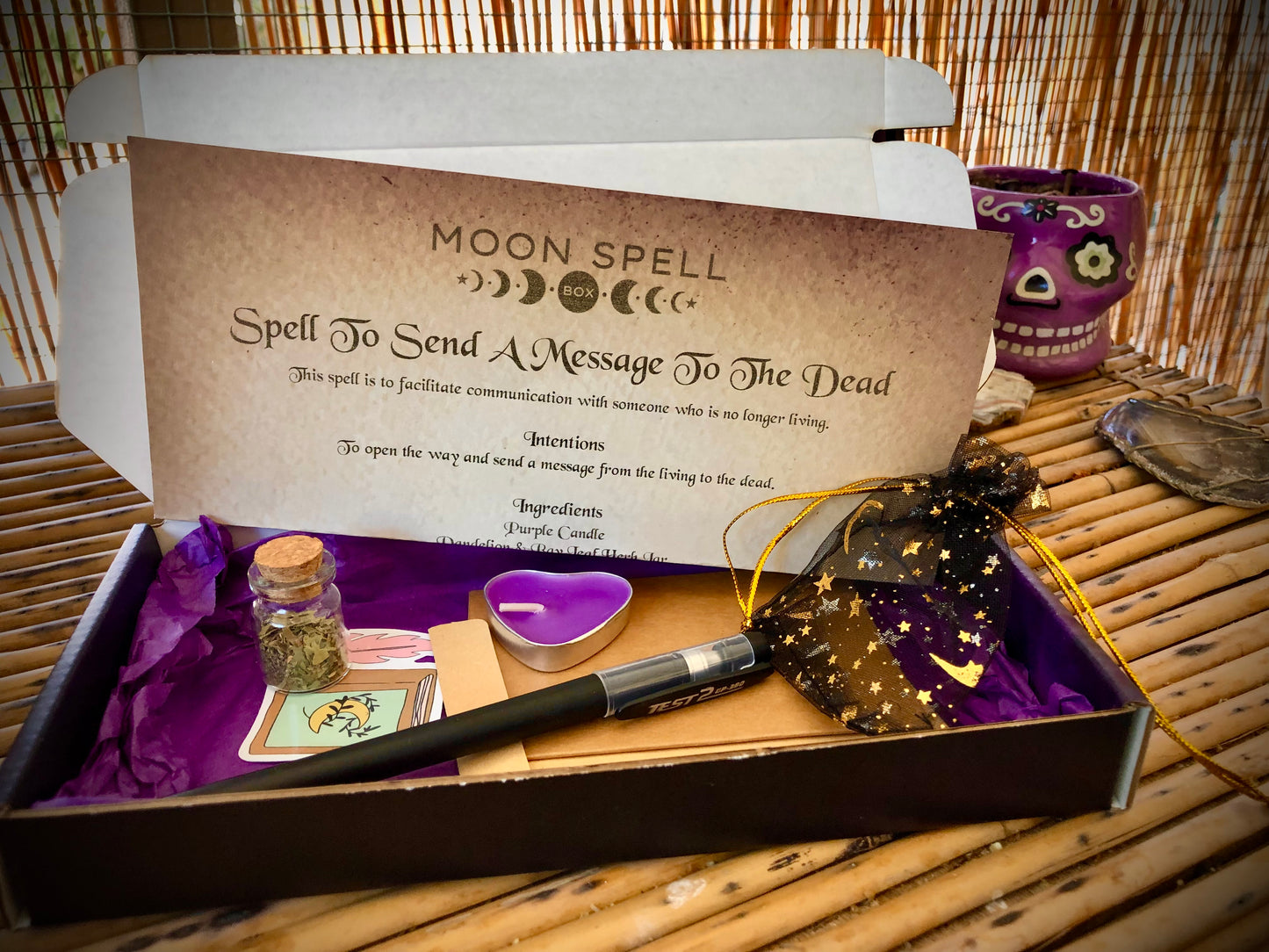 October Box | Spell To Send A Message To The Dead